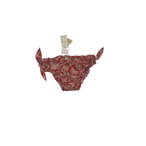 DÔEN Plage Bikini Bottom XL Red Floral NWT